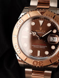 Load image into Gallery viewer, Rolex Yacht-Master 40 116621 Original Papiere Chocolate Dial Rosegold Steel
