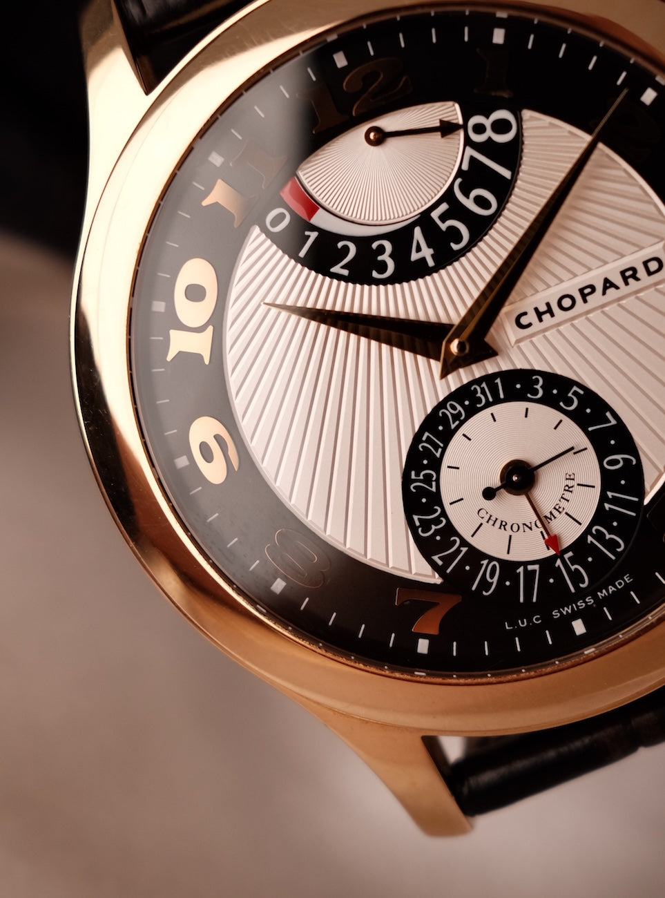 Chopard L.U.C. Rose Gold 8-Day Power Reserve 161903 Box + og. Papiere Chopard Serviced