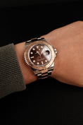 Load image into Gallery viewer, Rolex Yacht-Master 40 116621 Original Papiere Chocolate Dial Rosegold Steel
