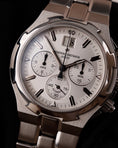 Charger l'image dans la visionneuse de la galerie, Vacheron Constantin Overseas Chronograph 49140 Original Papiere Mint Condition Silver Dial No Stretch
