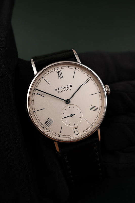 Nomos Ludwig 38 231 Box + og. Papiere Date, German Delivered