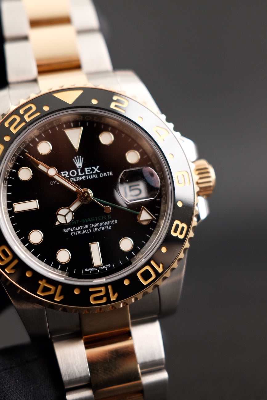 Rolex GMT-Master II S/G 116713LN Box + og. Papiere LATE MODEL 2019