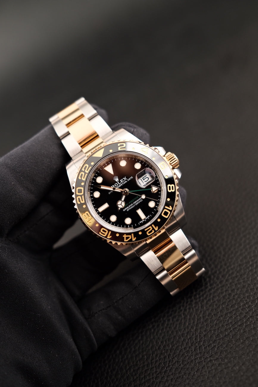 Rolex GMT-Master II S/G 116713LN Box + og. Papiere LATE MODEL 2019