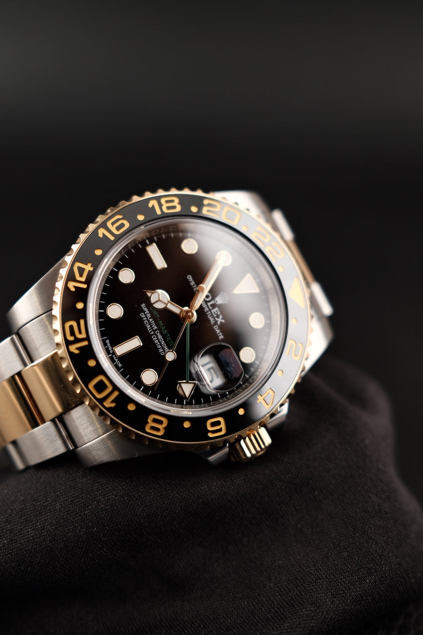 Rolex GMT-Master II S/G 116713LN Box + og. Papiere LATE MODEL 2019