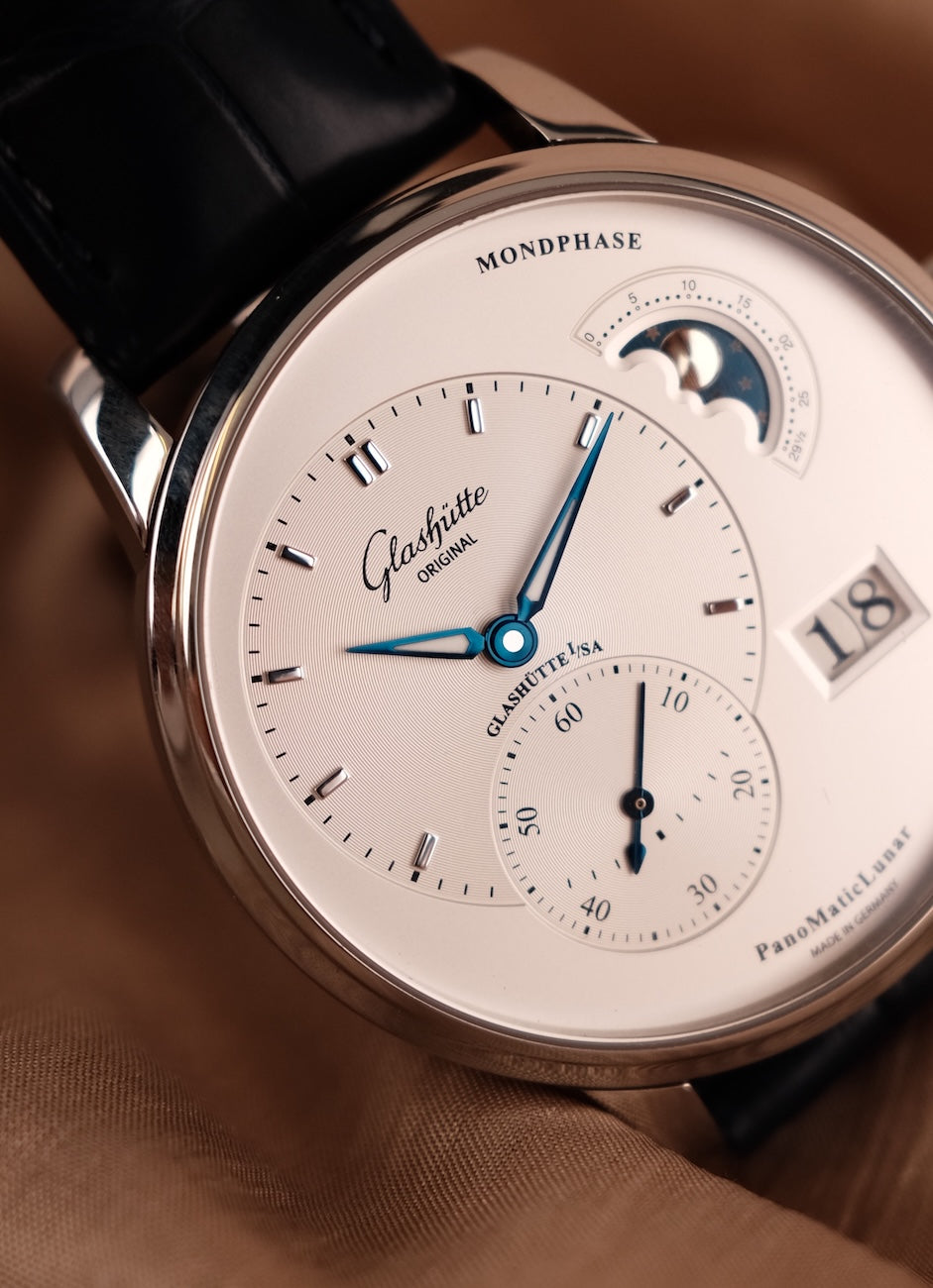 Glashütte PanoMaticLunar 19002423205 Box + og. Papiere LC DE