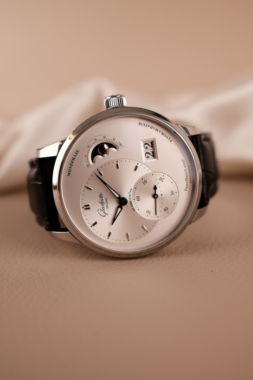 Glashütte PanoMaticLunar 19002423261 Box + og. Papiere LC DE