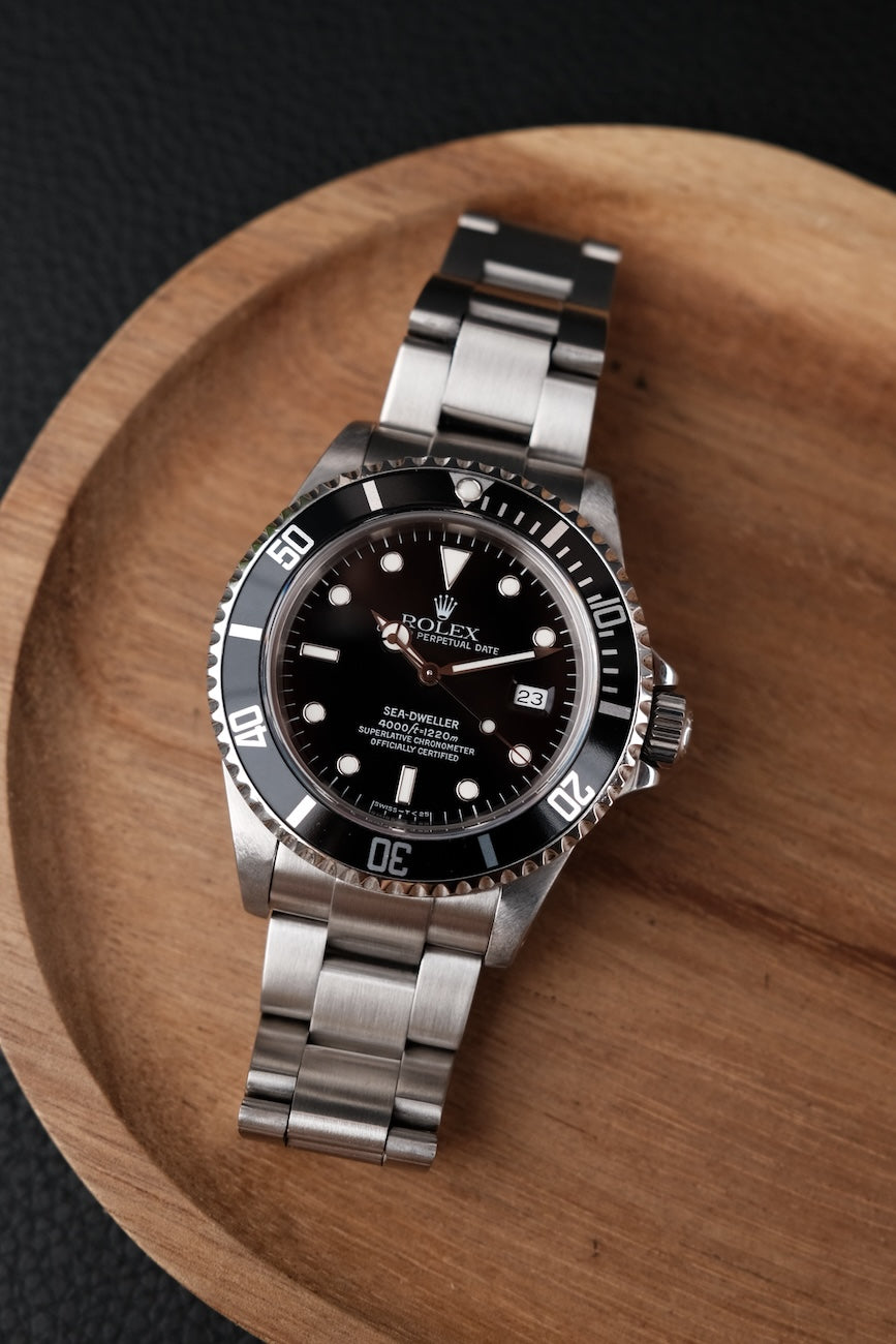 Rolex Sea-Dweller 4000, LC100 16600 Box + og. Papiere