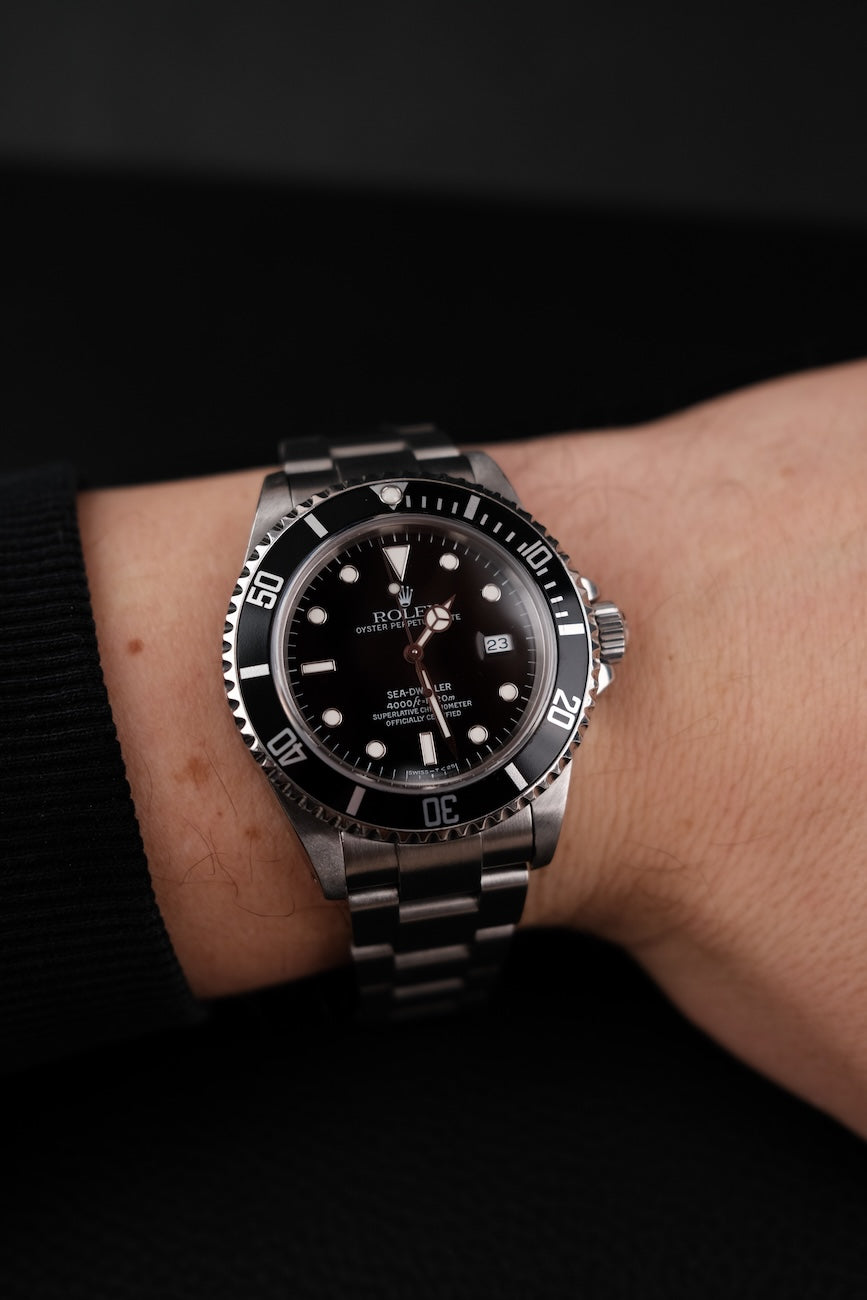 Rolex Sea-Dweller 4000, LC100 16600 Box + og. Papiere