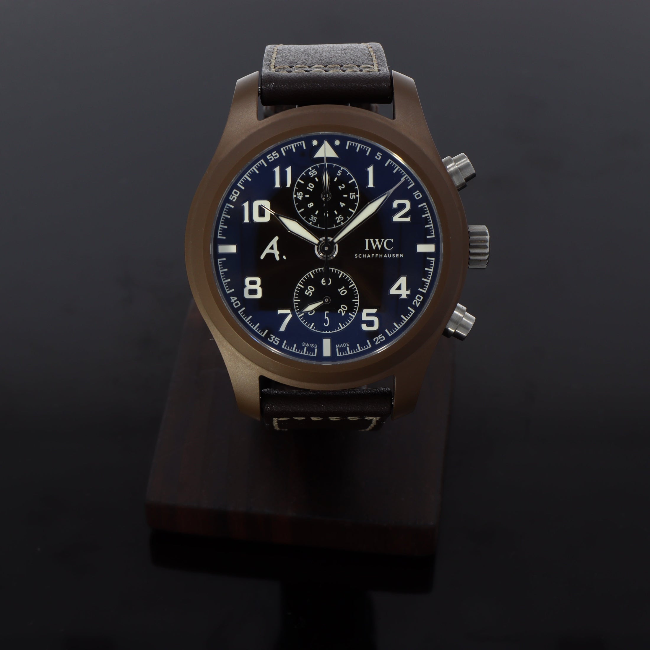 IWC Fliegeruhr Chronograph The Last Flight Chronograph Limited Edition IW388004 Box + og. Papiere