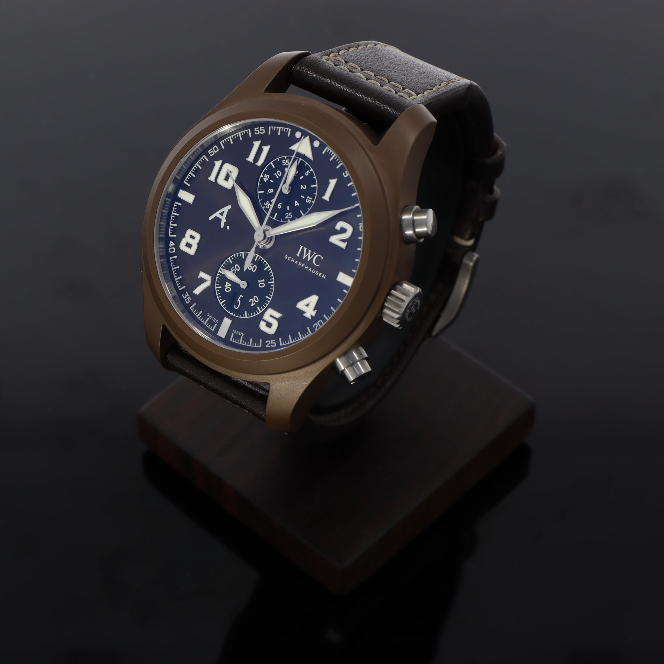 IWC Fliegeruhr Chronograph The Last Flight Chronograph Limited Edition IW388004 Box + og. Papiere