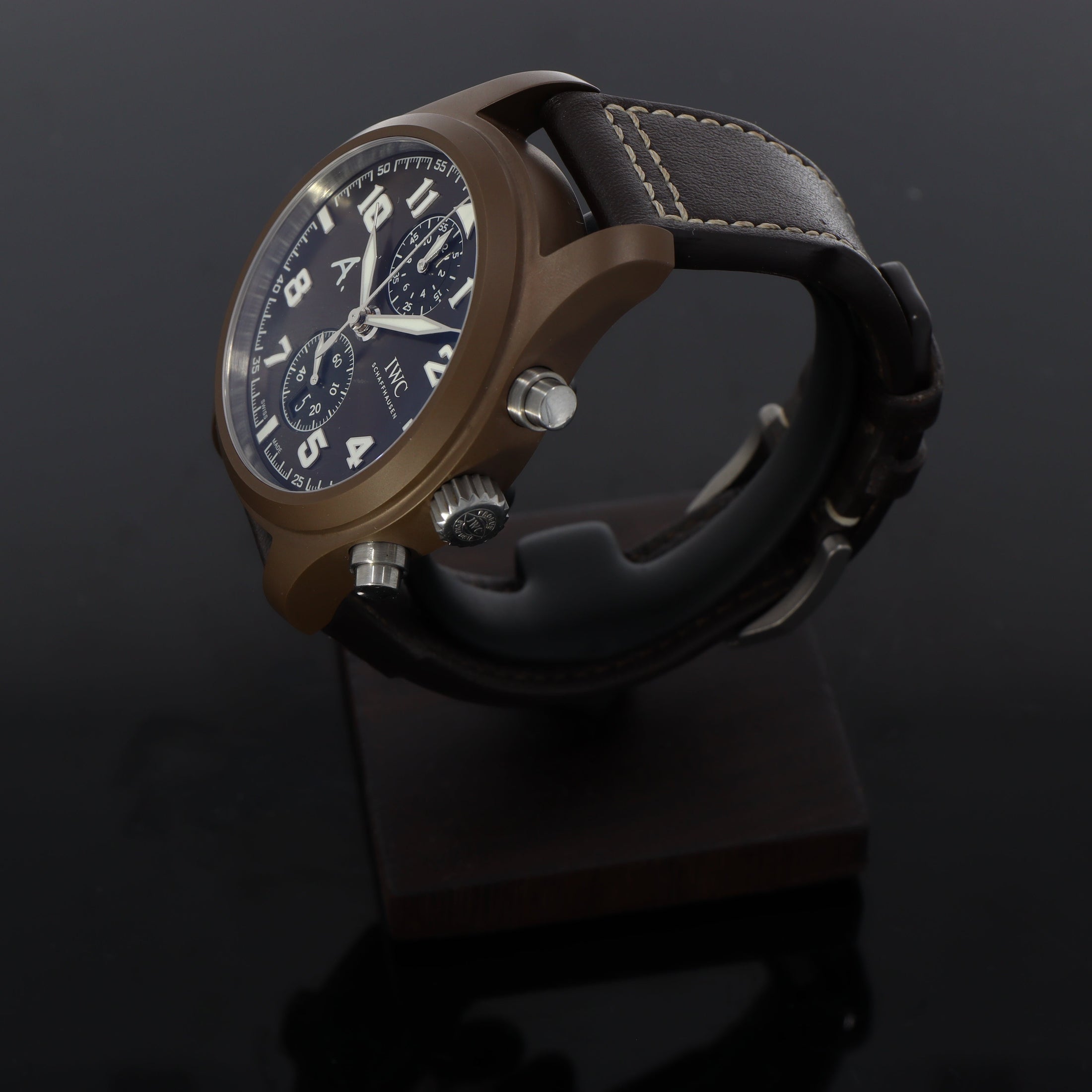 IWC Fliegeruhr Chronograph The Last Flight Chronograph Limited Edition IW388004 Box + og. Papiere