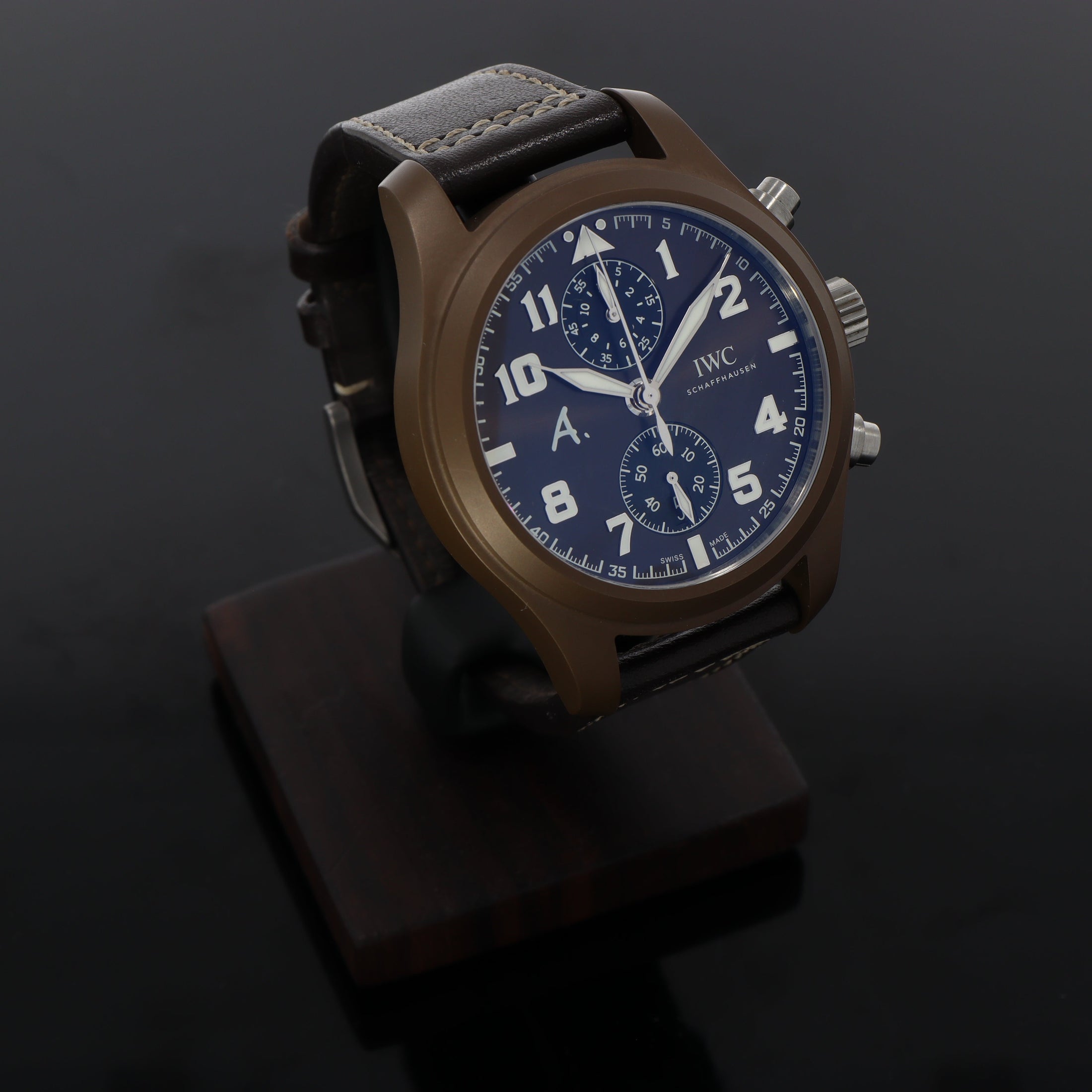 IWC Fliegeruhr Chronograph The Last Flight Chronograph Limited Edition IW388004 Box + og. Papiere