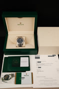 Bild in Galerie-Betrachter laden, Rolex Datejust 41 126334 Box + og. Papiere Blue Stick Dial, Rolex Service 2024
