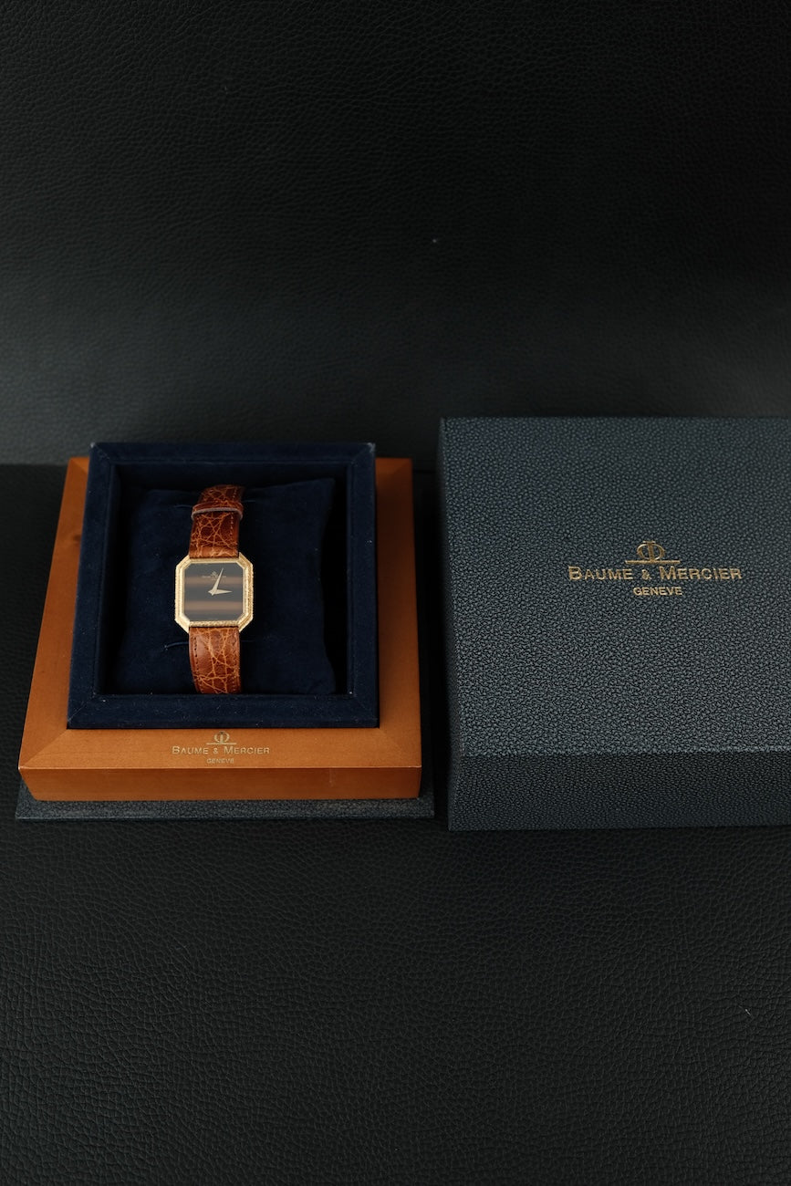 Baume & Mercier Vintage Tank  38260 Box Tigerauge Dial