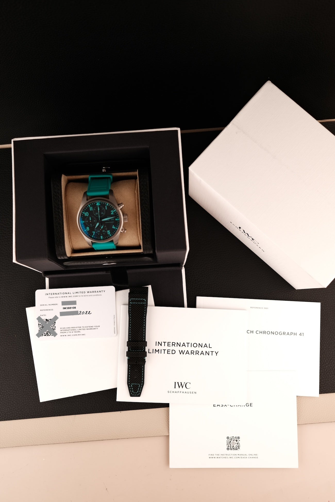 IWC Pilot Watch F1 Petronas IW388108 Box + og. Papiere New