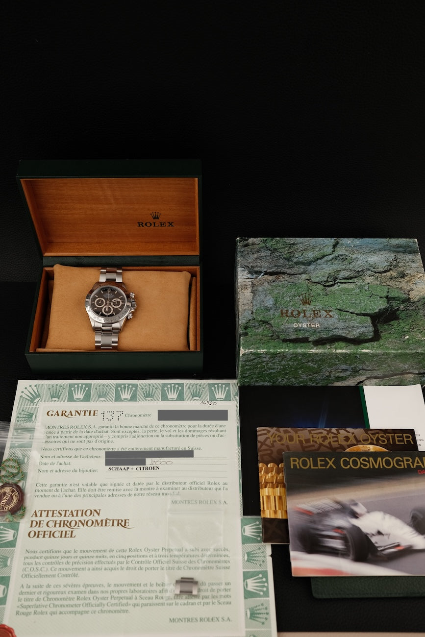 Rolex "Zenith" Daytona 16520 Box + og. Papiere A-Serie, LC EU