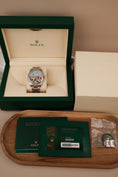 Bild in Galerie-Betrachter laden, Rolex Oyster Perpetual 41mm 124300 Box + og. Papiere Turquoise Celebration Dial, New
