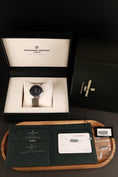 Bild in Galerie-Betrachter laden, Frederique Constant Classic Index Steel Blue FC-303MN5B6B Box + og. Papiere
