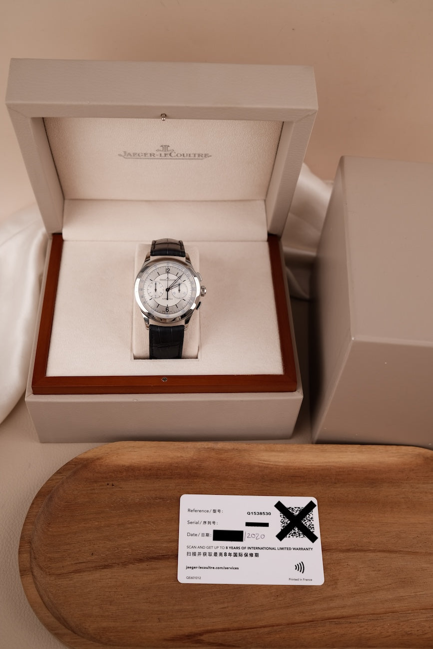 Jaeger-LeCoultre Master Chronograph Q1538530 Box + og. Papiere