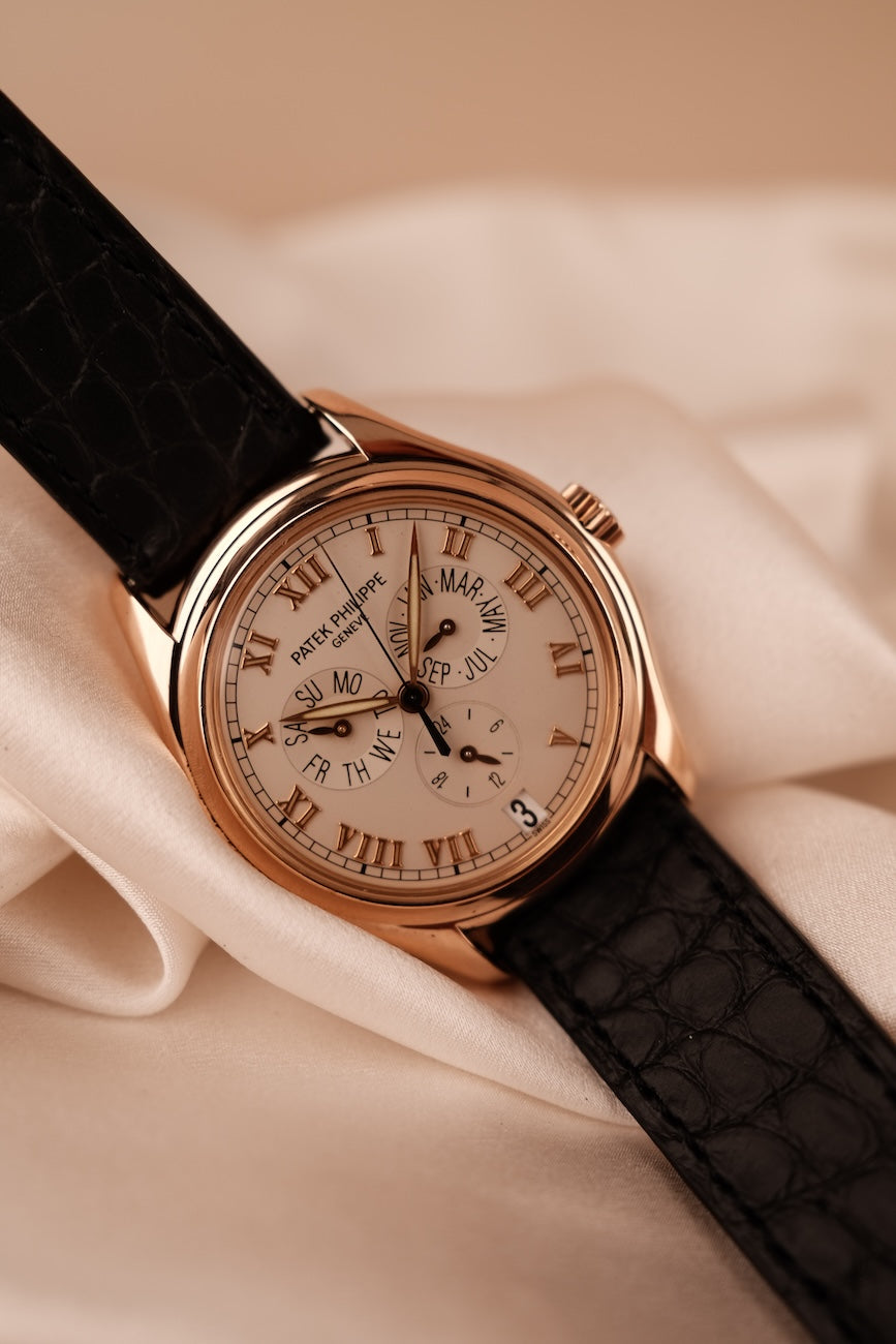 Patek Philippe Annual Calendar 5035R Original Papiere Rose Gold Cream Dial Additional Extract