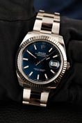 Bild in Galerie-Betrachter laden, Rolex Datejust 41 126334 Box + og. Papiere Blue Dial, Oyster Bracelet,  LC100
