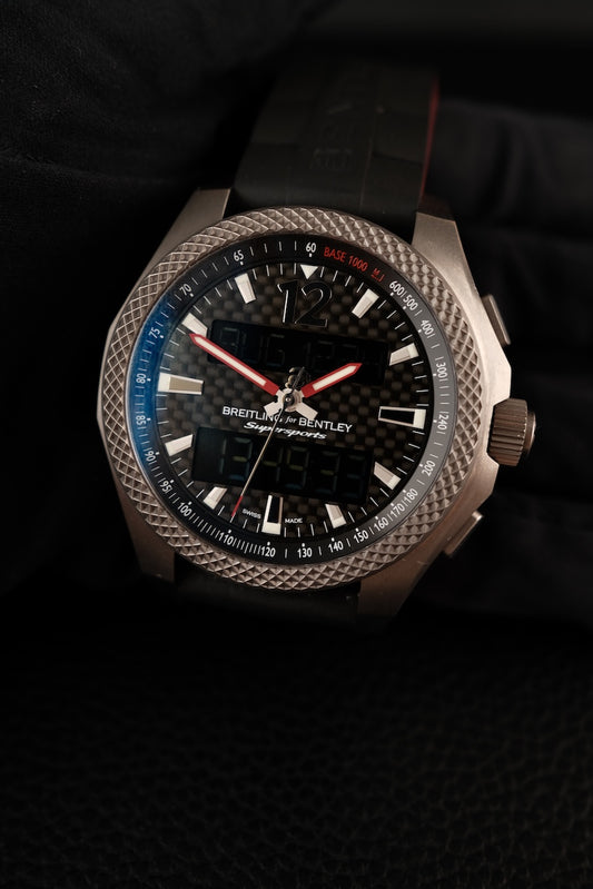 Breitling Bentley Supersports Titanium EB552022/BF42 Box + og. Papiere First Buyer's Invoice