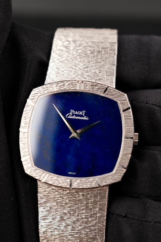 Piaget TV Lapis Lazuli 12421 RARE Unpolished No Cracks Uncut Bracelet