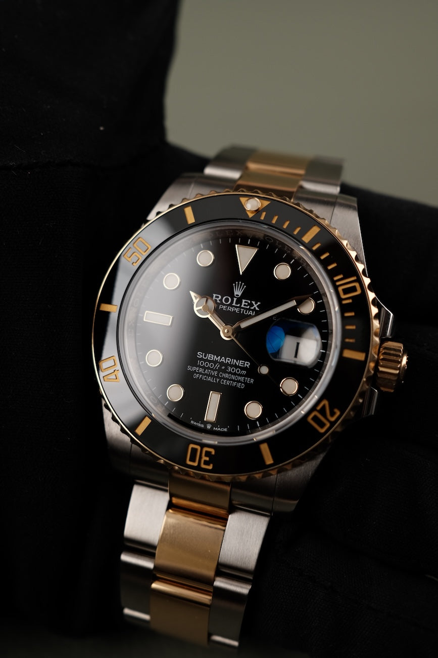 Rolex Submariner Date 126613LN Box + og. Papiere S/G 18k, Black Dial