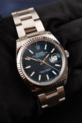 Bild in Galerie-Betrachter laden, Rolex Datejust 36 126234 Box + og. Papiere Blue Motif Dial
