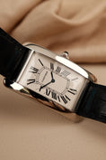 Bild in Galerie-Betrachter laden, Cartier Tank Américaine XL 1736 18k White Gold, Serviced
