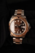 Load image into Gallery viewer, Rolex Yacht-Master 40 116621 Original Papiere Chocolate Dial Rosegold Steel
