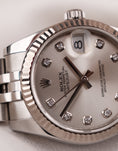 Cargar la imagen en la vista de la galería, Rolex Datejust 31 178274 Box + og. Papiere Silver Diamond Dial SERVICED
