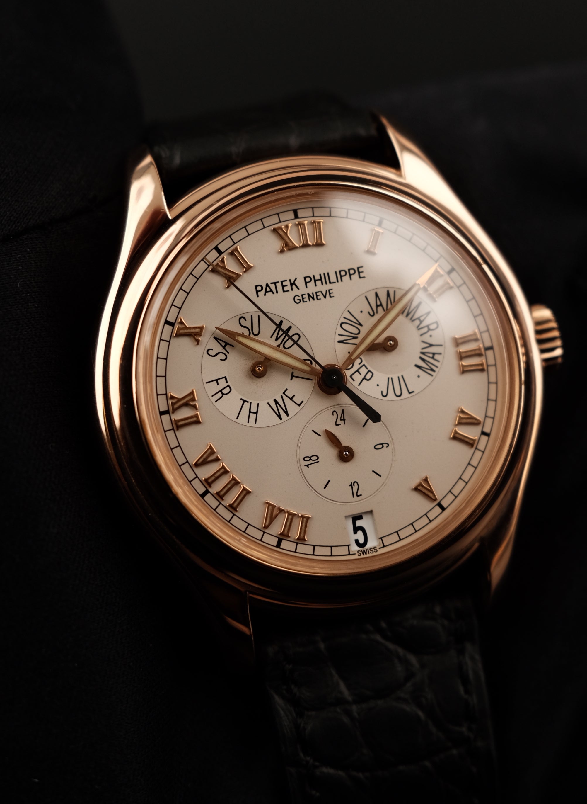 Patek Philippe Annual Calendar 5035R Original Papiere Rose Gold Cream Dial Additional Extract