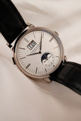 Charger l'image dans la visionneuse de la galerie, A. Lange und Söhne Saxonia  384026 Box + og. Papiere Moonphase, White Gold, German Delivered
