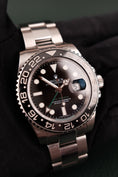 Load image into Gallery viewer, Rolex GMT-Master II 116710LN Box + og. Papiere Rectangular Dial, Rolex Service 2012
