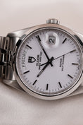 Load image into Gallery viewer, Tudor Prince Date Day 76200 Box + og. Papiere White Dial
