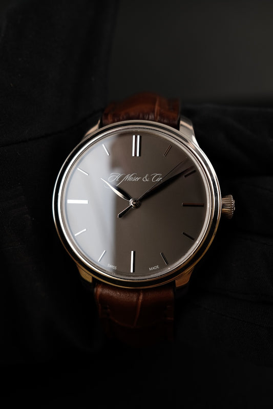 H.Moser & Cie Endeavour Monard Centre Seconds 343505015 Box + og. Papiere Platinum