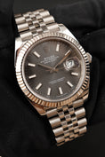 Carica l'immagine nel visualizzatore della galleria, Rolex Datejust 41  126334 Box + og. Papiere Grey Rhodium Dial Jubilee Bracelet
