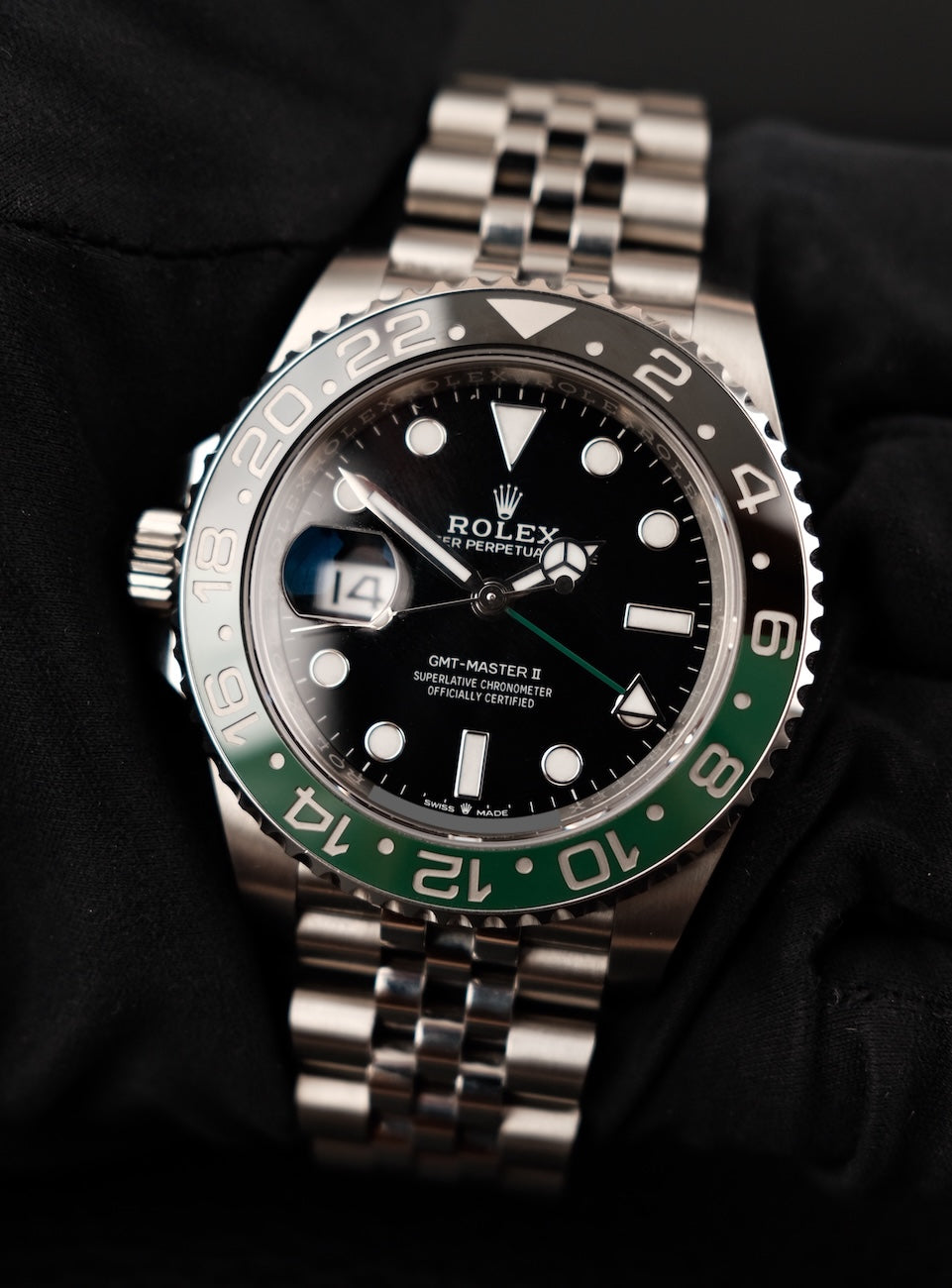 Rolex GMT-Master II 126720VTNR Box + og. Papiere "Sprite", Jubilee