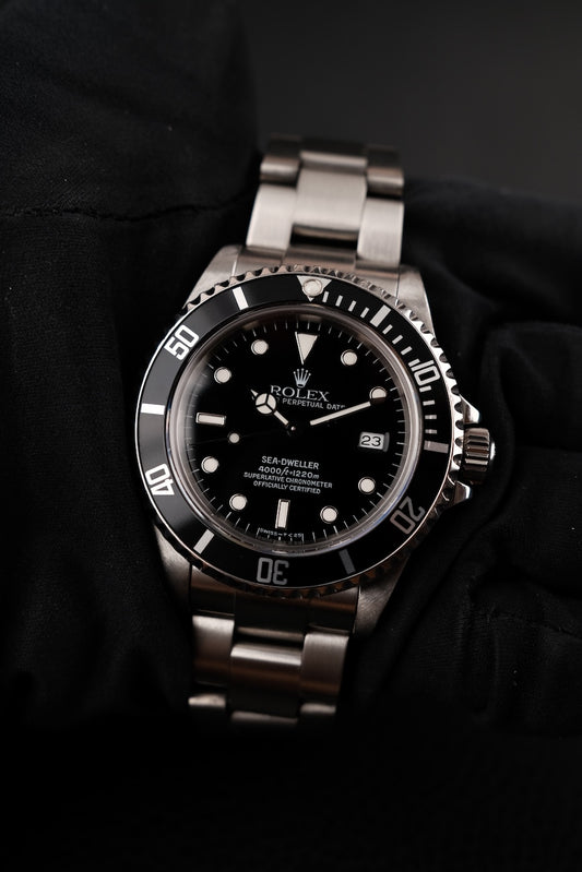 Rolex Sea-Dweller 4000, LC100 16600 Box + og. Papiere