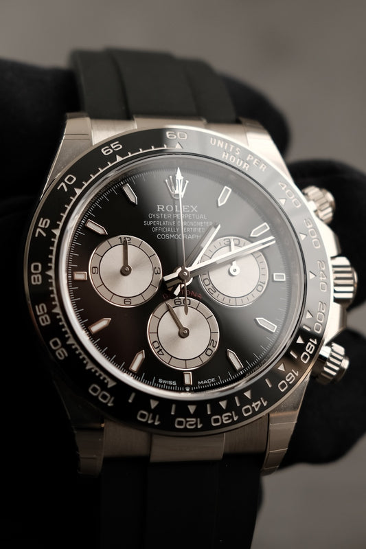 Rolex Daytona  126519LN Box + og. Papiere Whitegold NEW 08/2024 German First Buyer’s Invoice Stickered